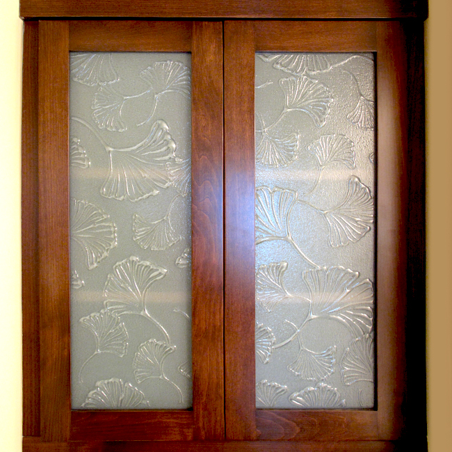 glass cabinet insert