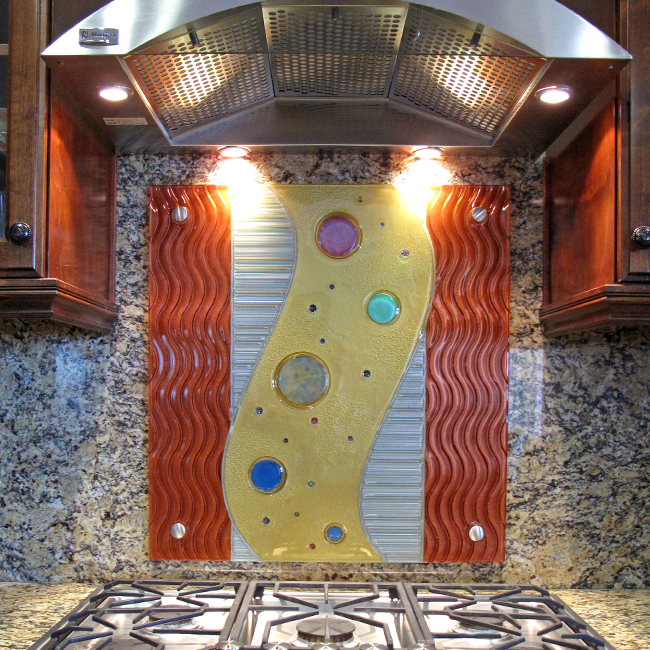 kitchen glass backsplash