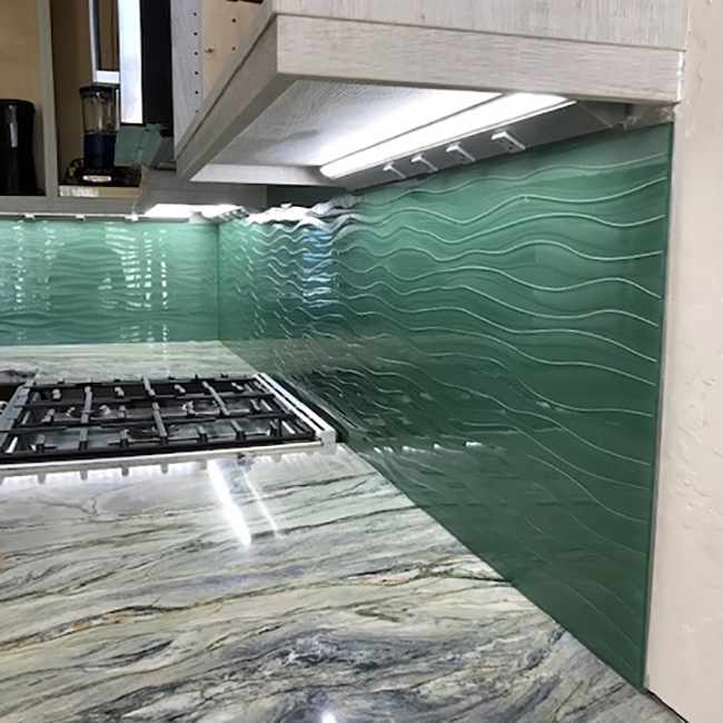 kitchen glass backsplash