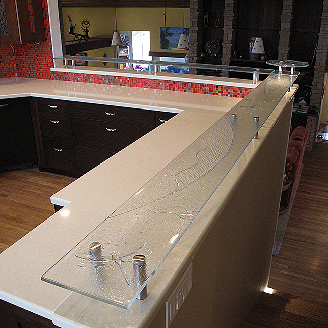 glass counter