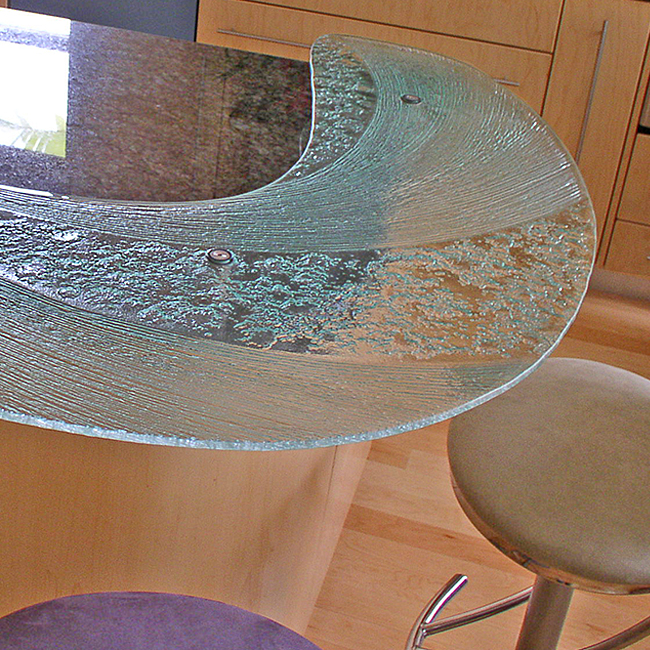 glass counter