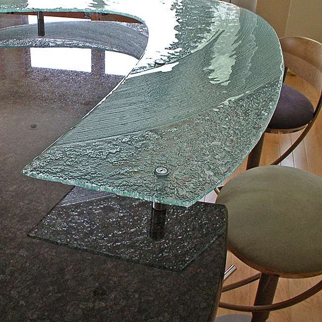 glass counter