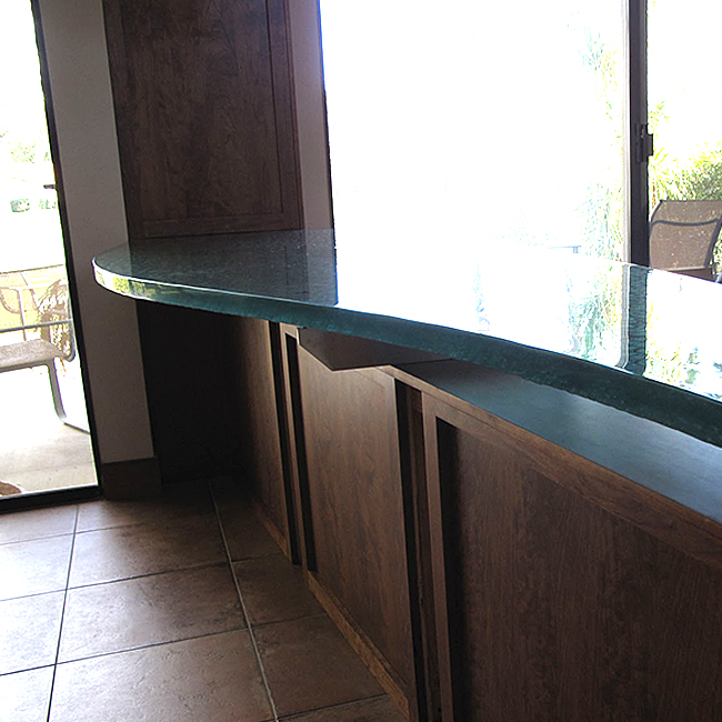 glass counter