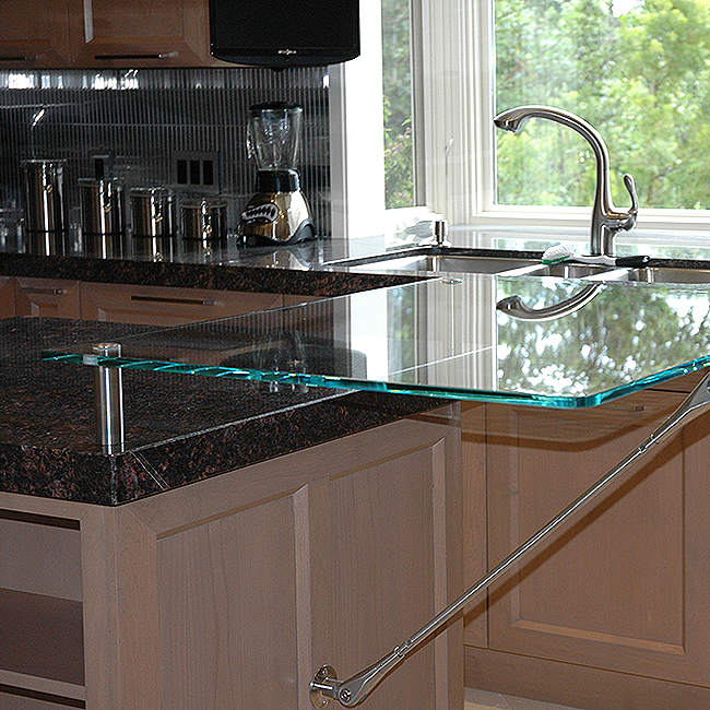glass counter