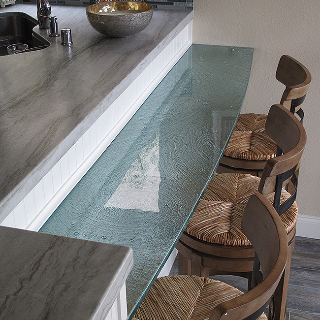 glass counter