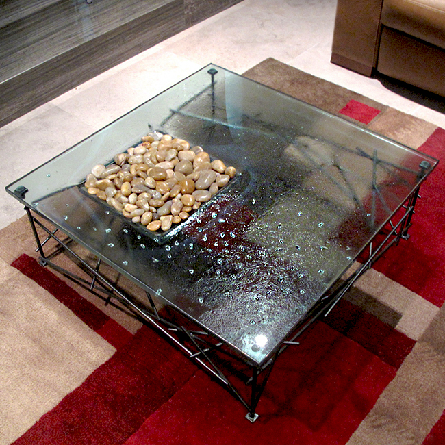 glass table