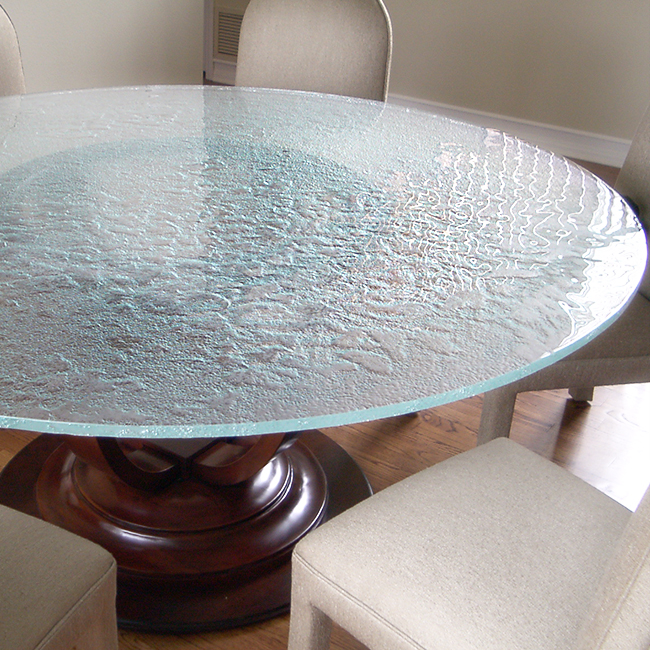 glass table