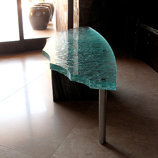 glass coffee table