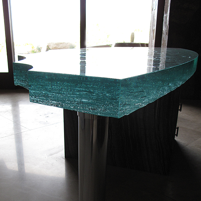 glass coffee table