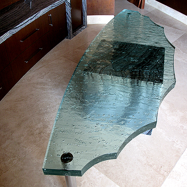 glass coffee table