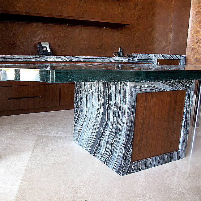 glass coffee table