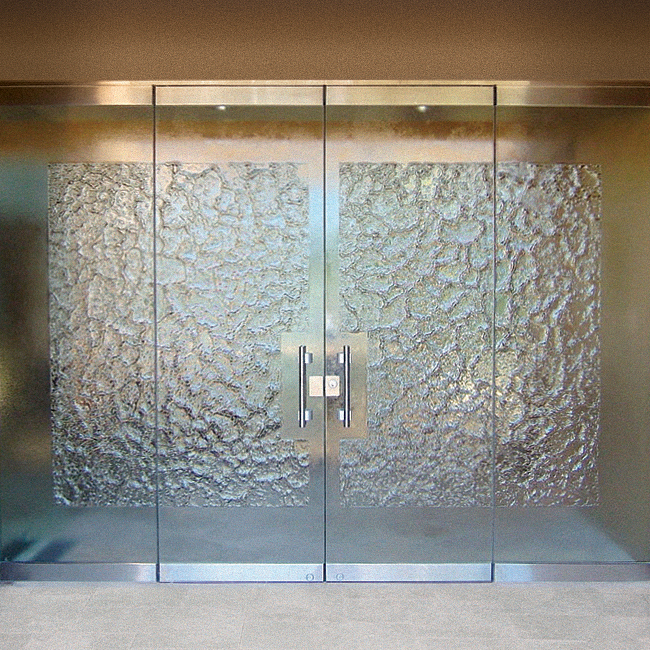 glass door