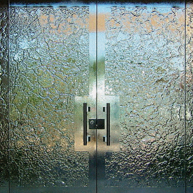 glass door