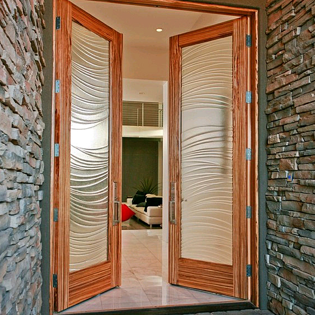 glass door