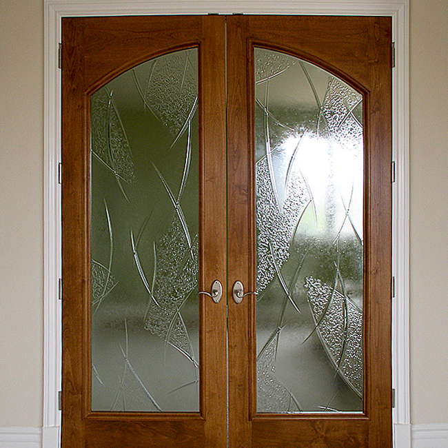 glass door