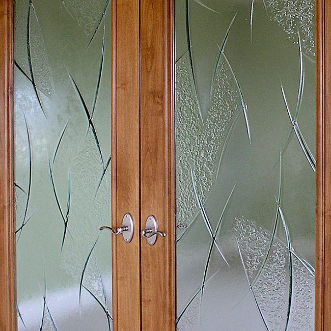 glass door