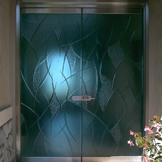 glass door