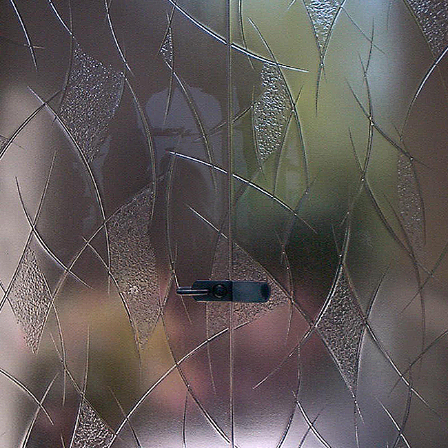 glass door