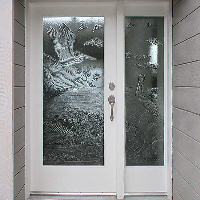 glass door
