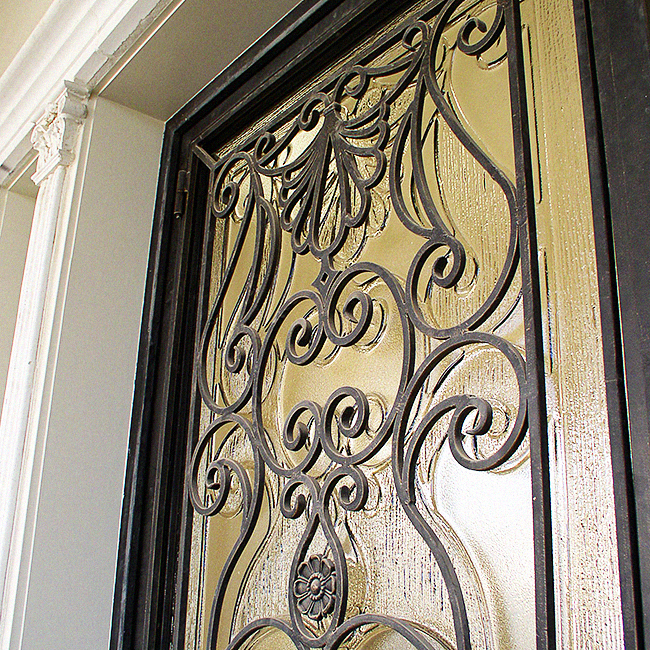 glass door