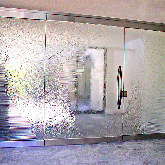 glass door