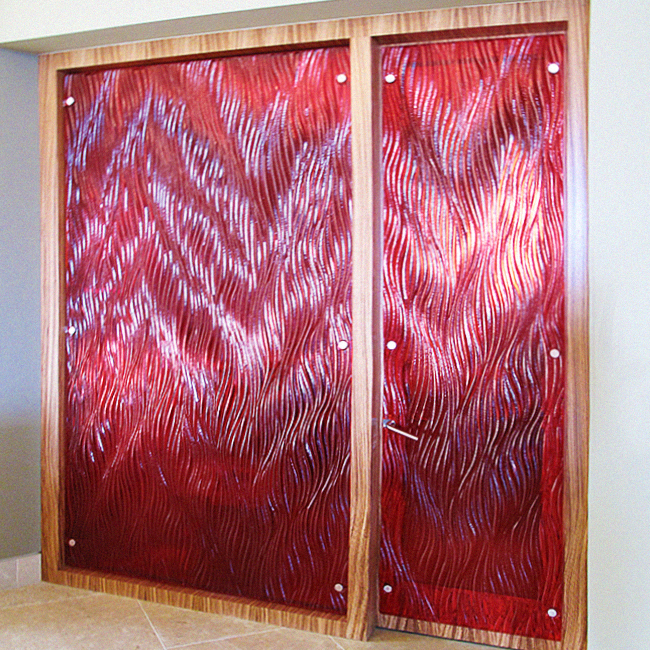 glass door