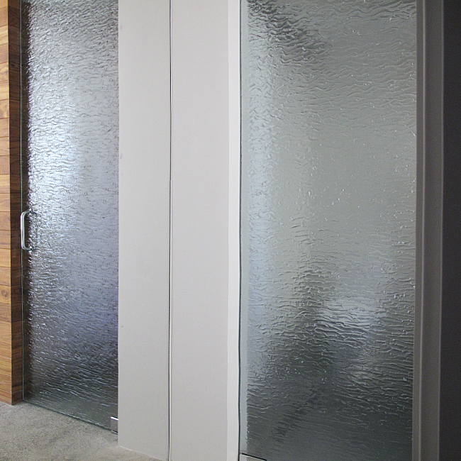 glass door