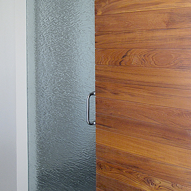 glass door