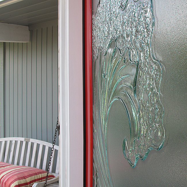 glass door