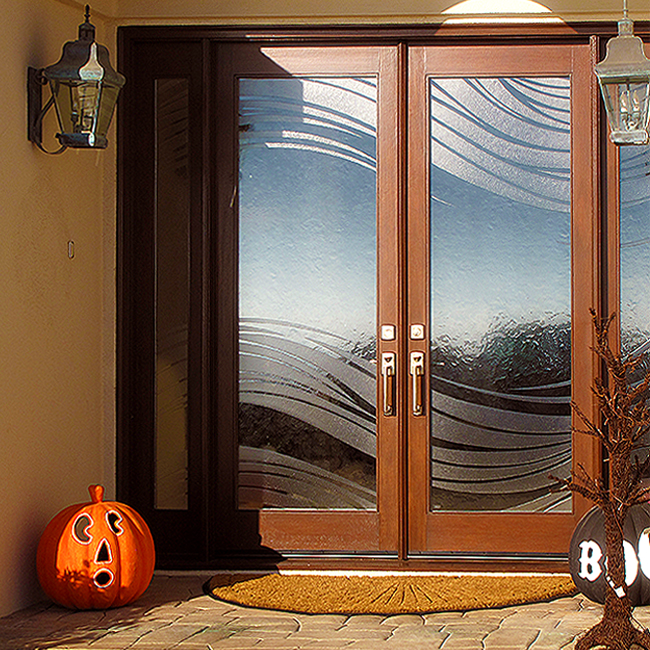 glass door