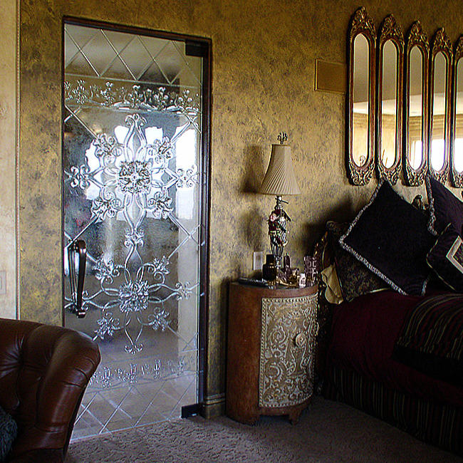 glass door