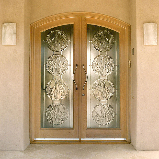 glass door