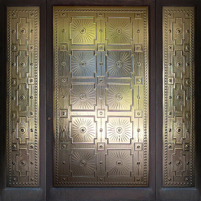 glass door