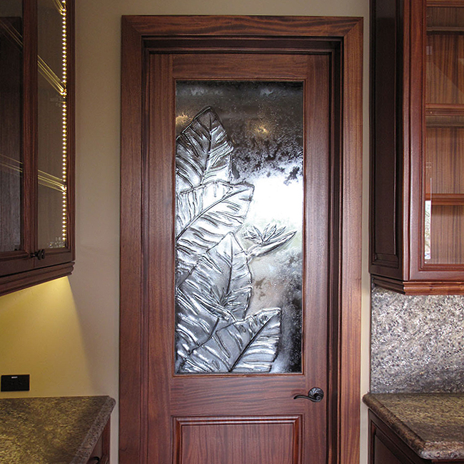 glass door