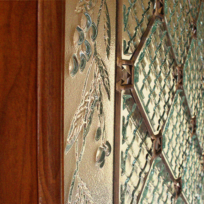 glass door
