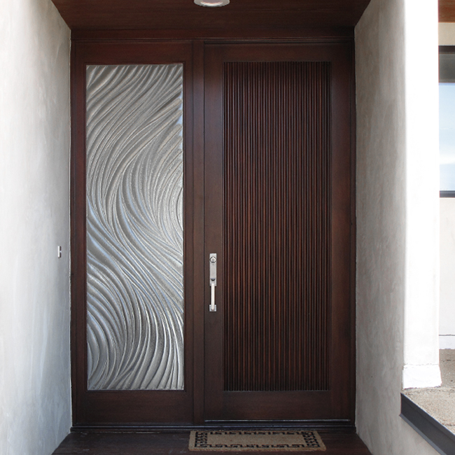 glass door