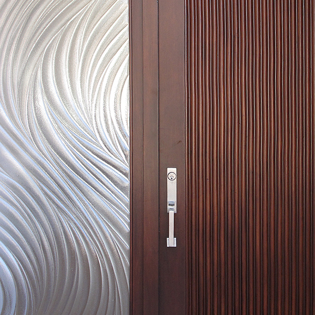 glass door