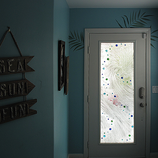 glass door