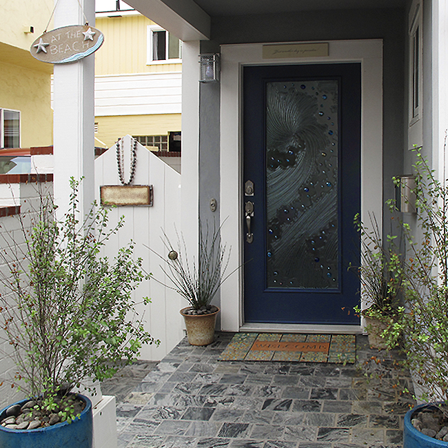 glass door