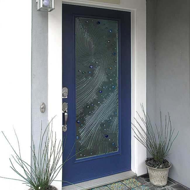 glass door