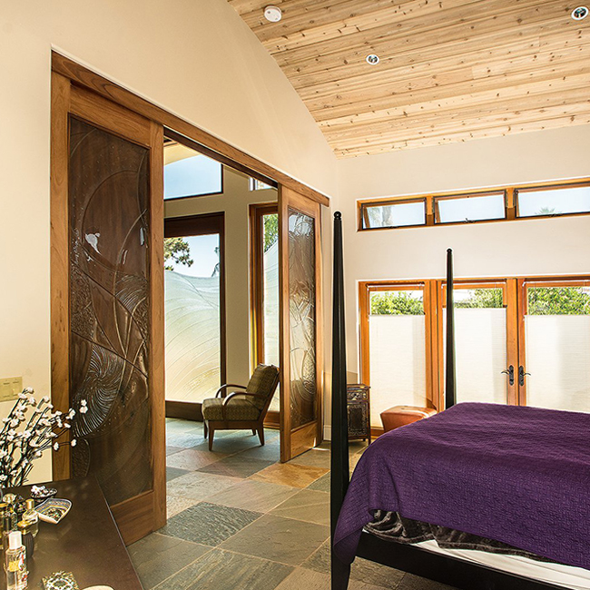 glass door