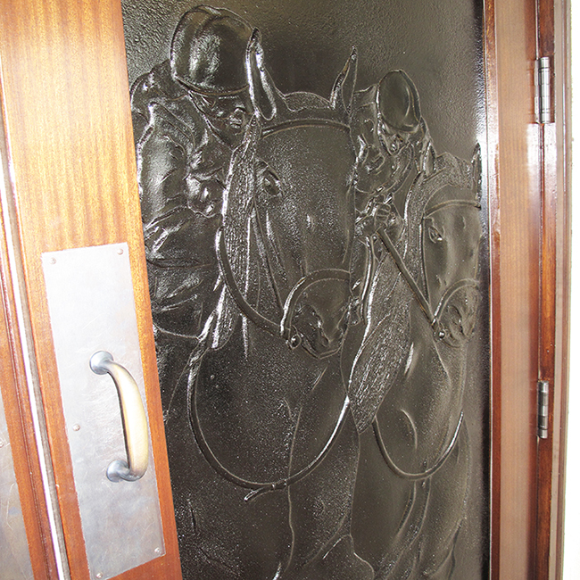 glass door