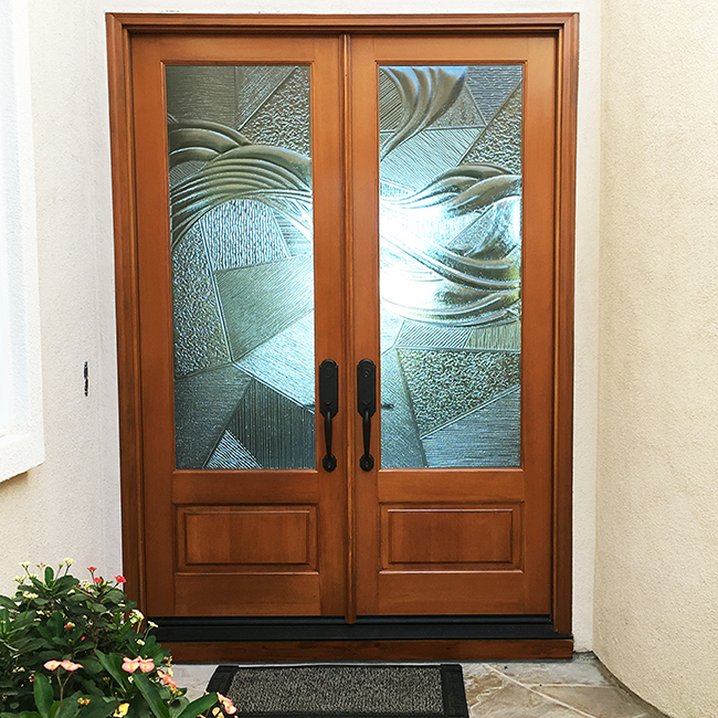 glass door