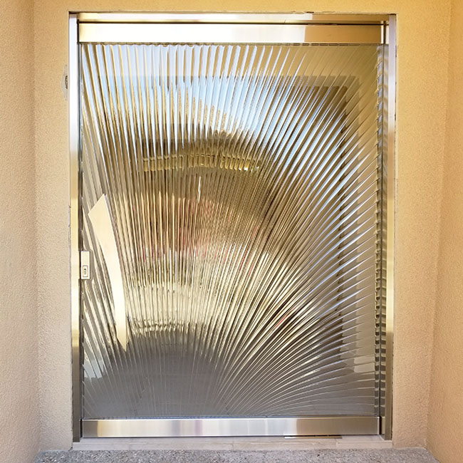 glass door