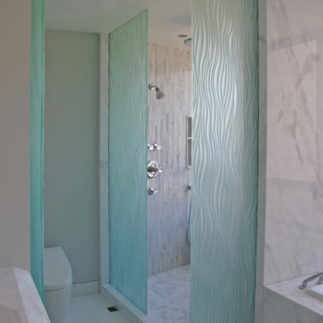 glass shower door