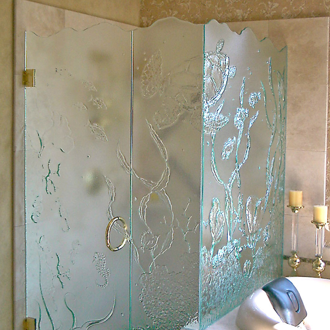 glass shower door