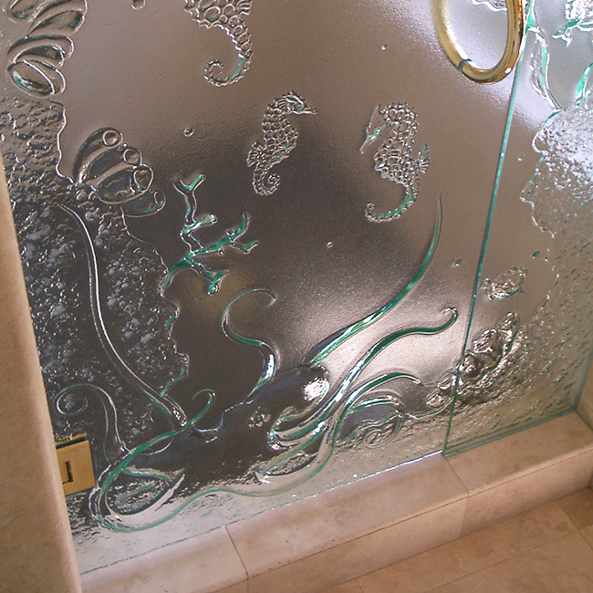 glass shower door