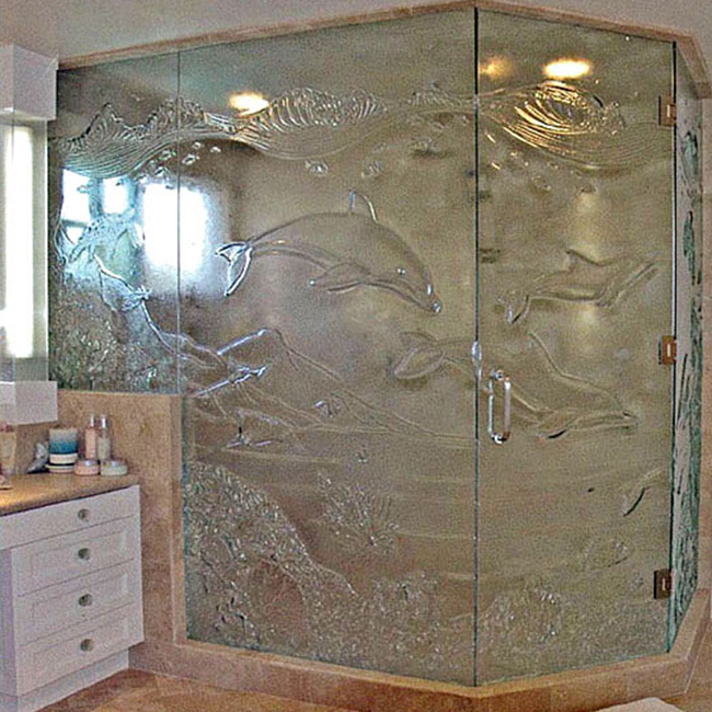 glass shower door