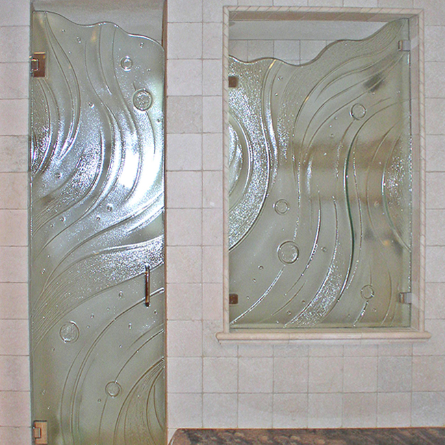 glass shower door