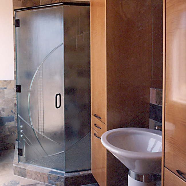 glass shower door